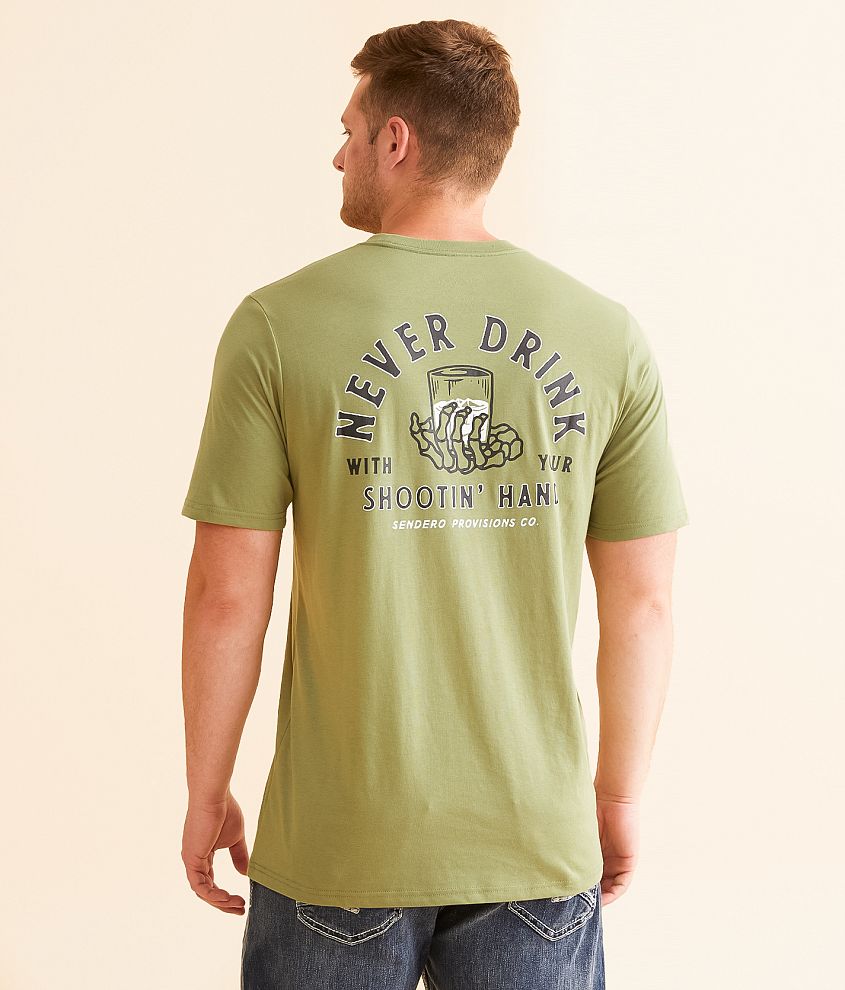 Sendero Provisions Co. Shootin' Hand T-Shirt front view