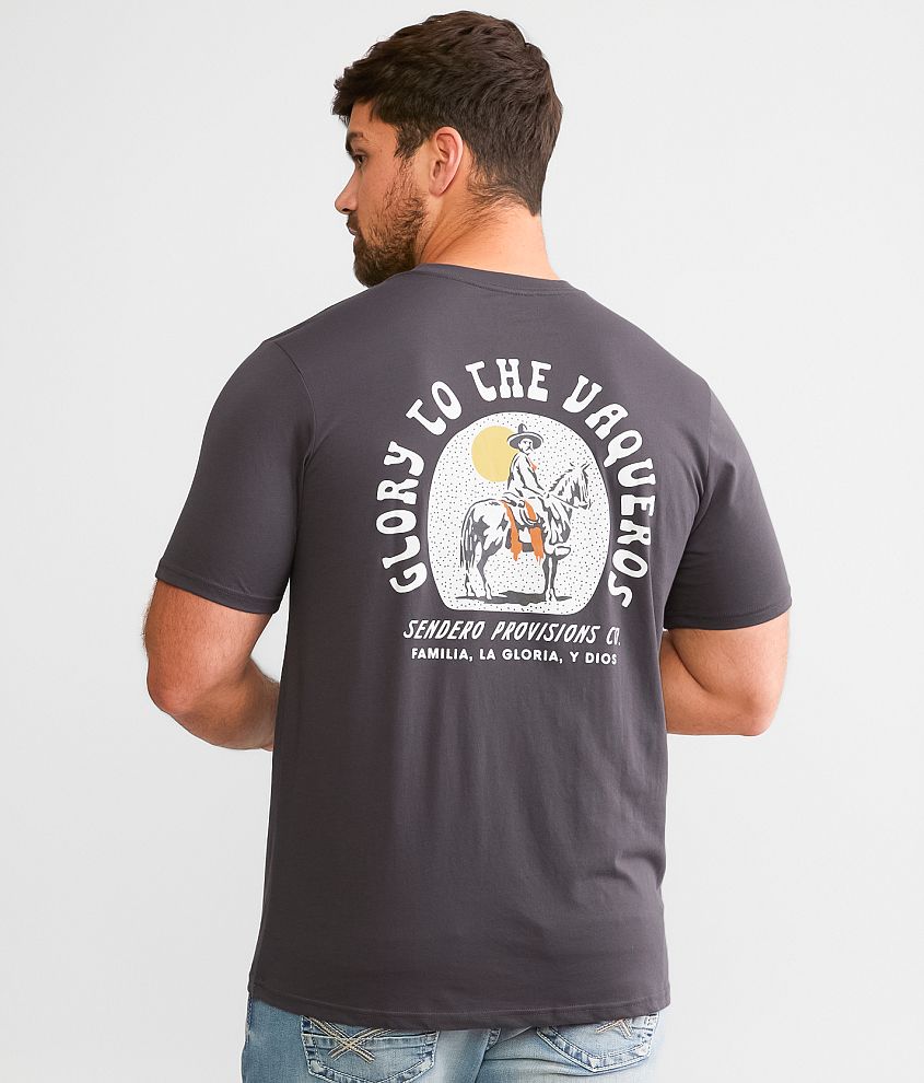 Sendero Provisions Co. Vaqueros T-Shirt front view