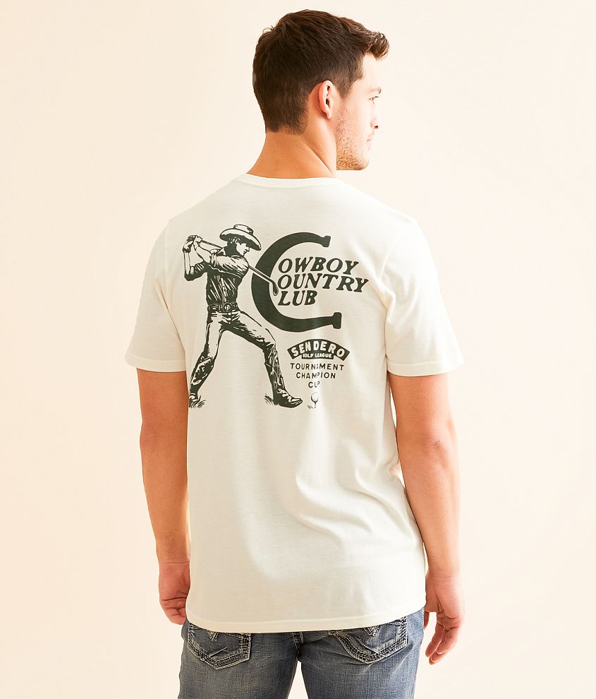 Sendero Provisions Co. Cowboy Country Club T-Shirt front view