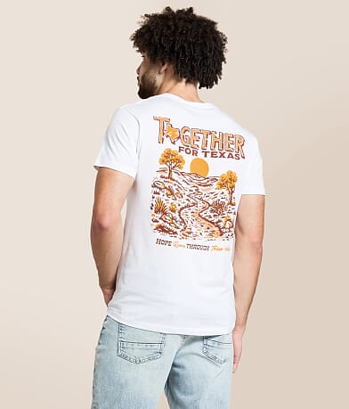 Sendero Provisions Co. Together For Texas T-Shirt front view