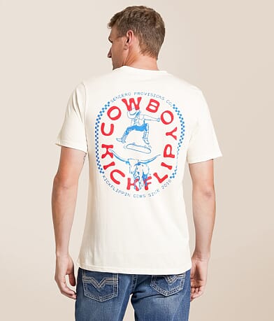 Sendero Provisions Co. Cowboy Kickflip T-Shirt front view