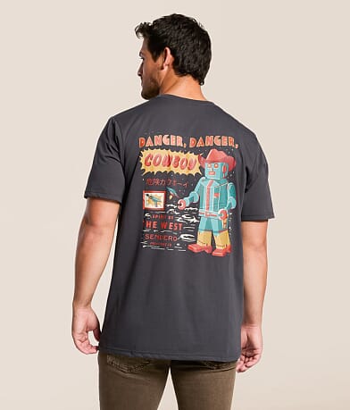 Sendero Provisions Co. Danger Cowboy T-Shirt front view