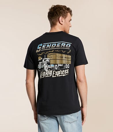 Sendero Provisions Co. Big Rig Express T-Shirt back view