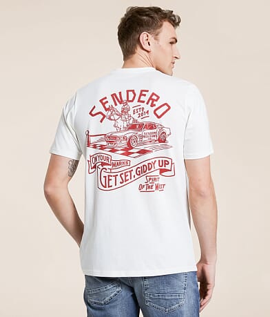 Sendero Provisions Co. Giddy Up T-Shirt front view