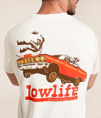 Sendero Provisions Co. Low Life T-Shirt back view