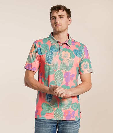 Sendero Provisions Co. High Noon Performance Stretch Polo front view