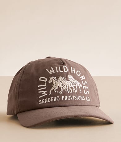 Sendero Provisions Co. Wild Wild Horses Baseball Hat front view