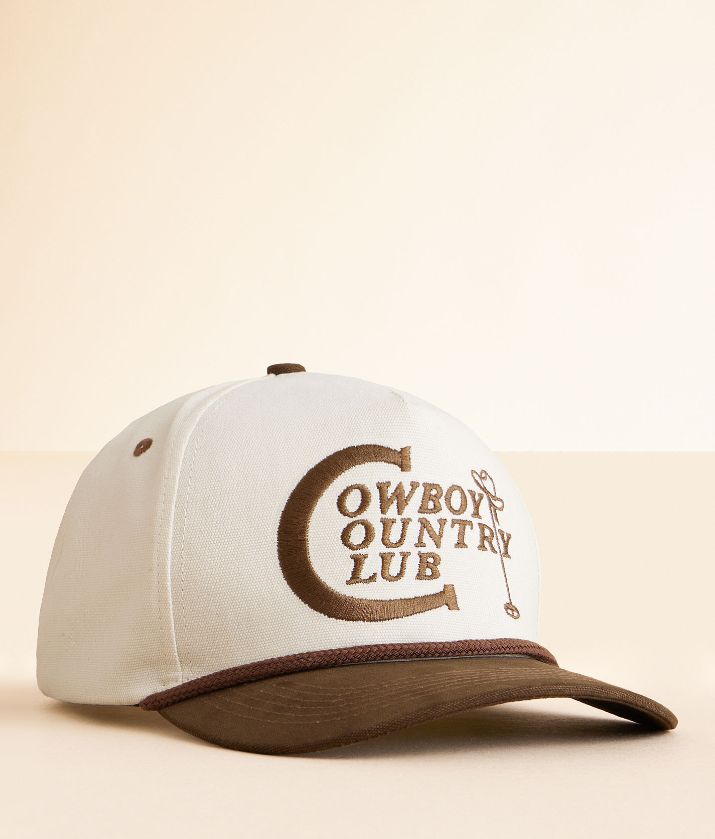 NWT Free People Cowboy Country Club Trucker Hat color Ivory ALL AROUND “ | RODEO KING WESTERN COWBOY STRAW HAT IVORY  main image 2