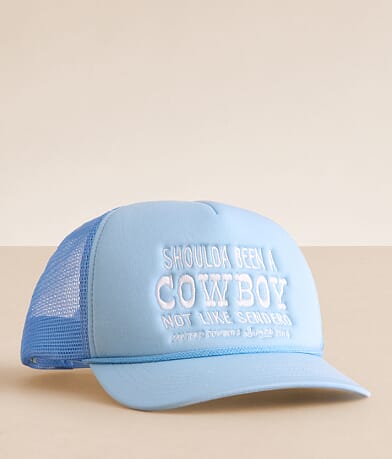 Sendero Provisions Co. Shoulda Been A Cowboy Trucker Hat front view