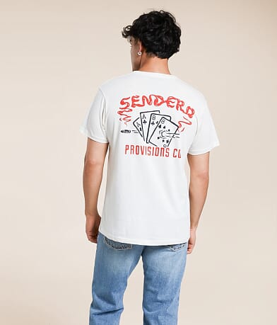 Sendero Provisions Co. Dead Man's Hand T-Shirt front view