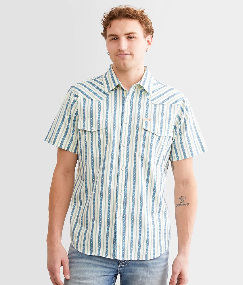 Sendero Provisions Co. Serape Shirt - Men's Shirts in Serape Teal