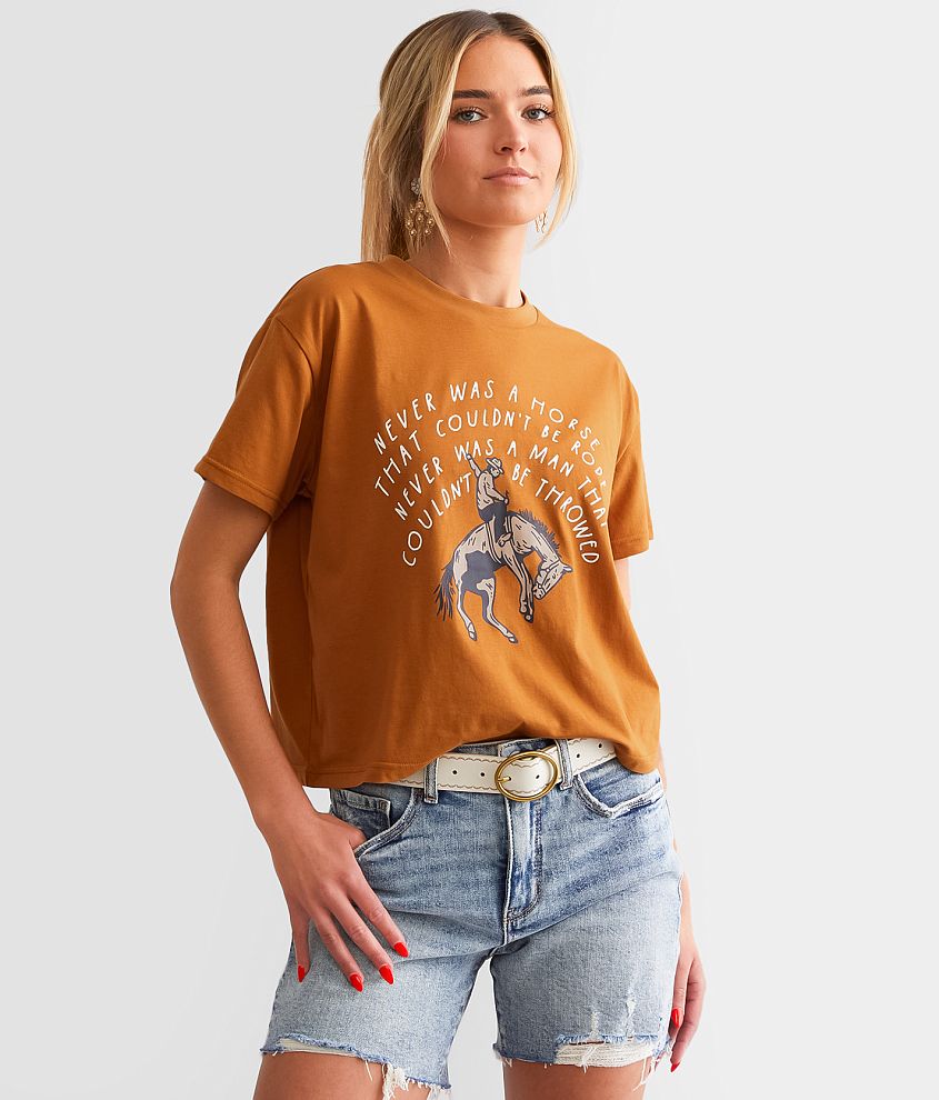 Sendero Provisions Co. Never Was A Horse Cropped T-Shirt