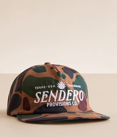 Sendero Provisions Co. Field Camo Baseball Hat front view