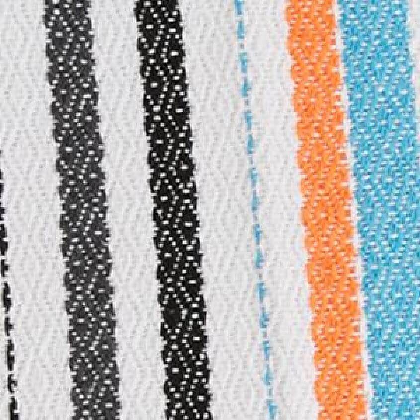 White Orange Cyan