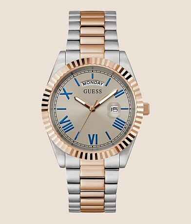 Guess Connoisseur Two Tone Watch front view