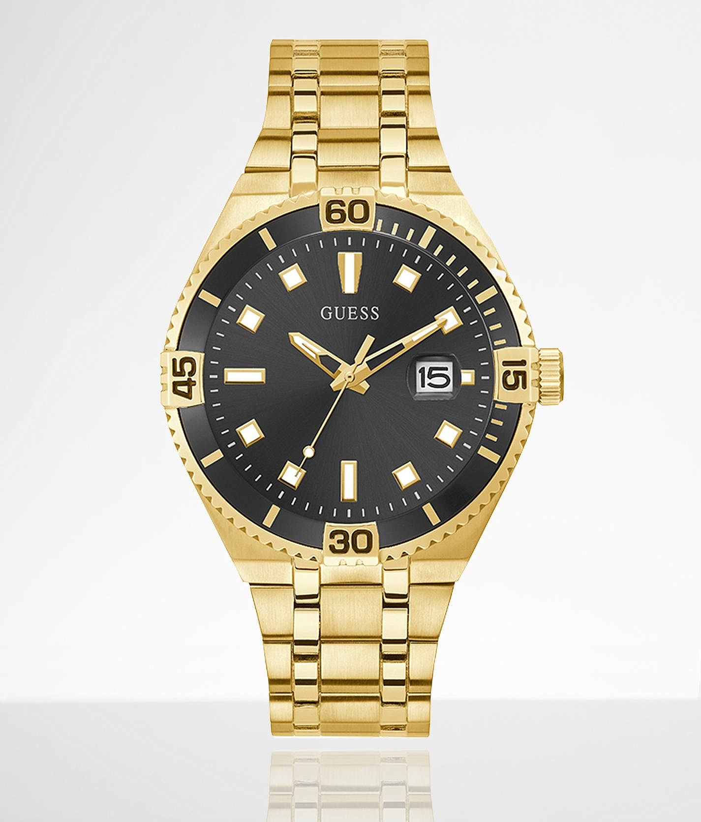 guess gold plated watch