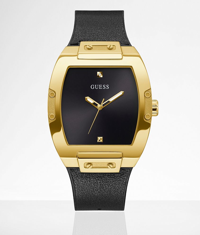 Guess Diamond Watch - Men's Watches in Black | Buckle