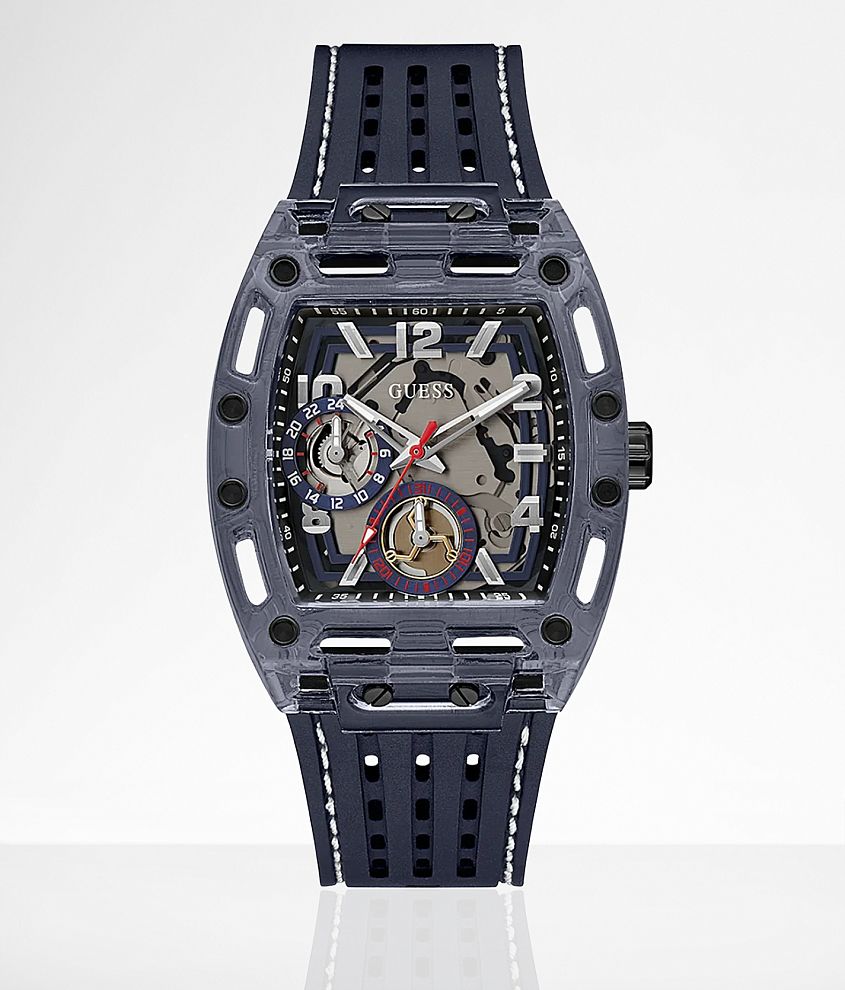 Guess Phoenix Watch Men's Watches in Navy Buckle