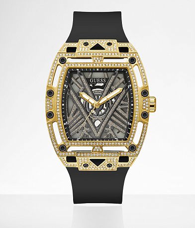 Guess Rhinestone Watch front view