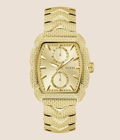 Guess Nile Textured Watch front view
