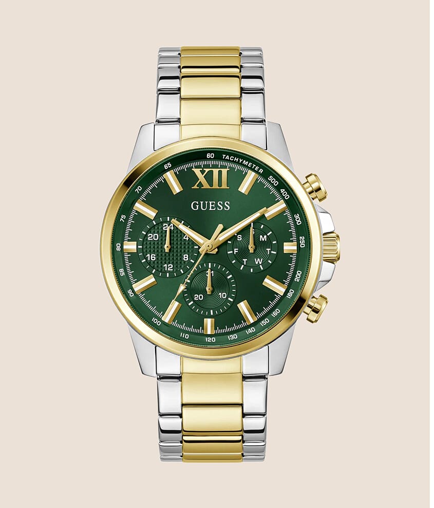 Guess Walker Watch - Men's Watches in Silver Gold | Buckle