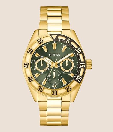 Guess Letterman Watch front view