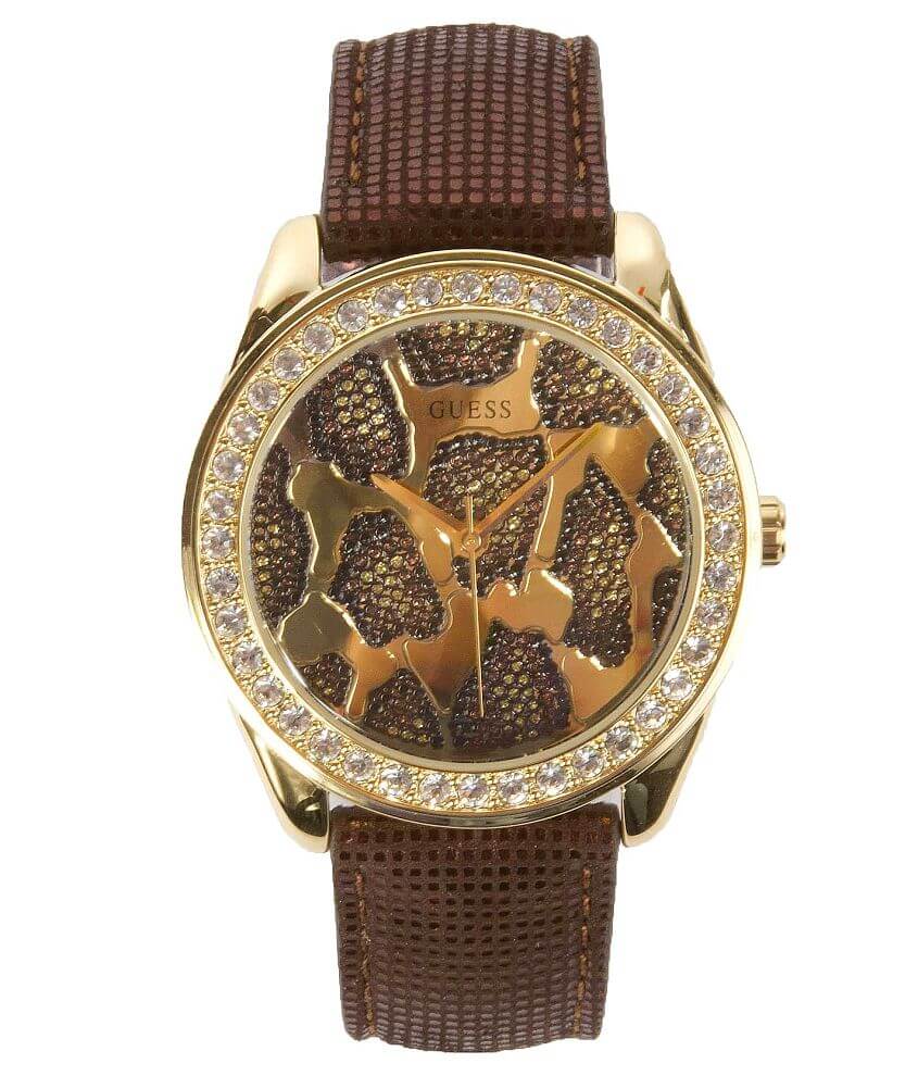 Guess Rhinestone Watch front view