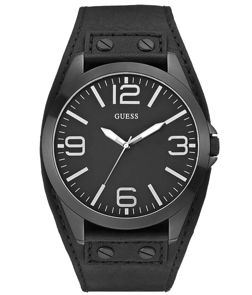Guess Leather Watch front view
