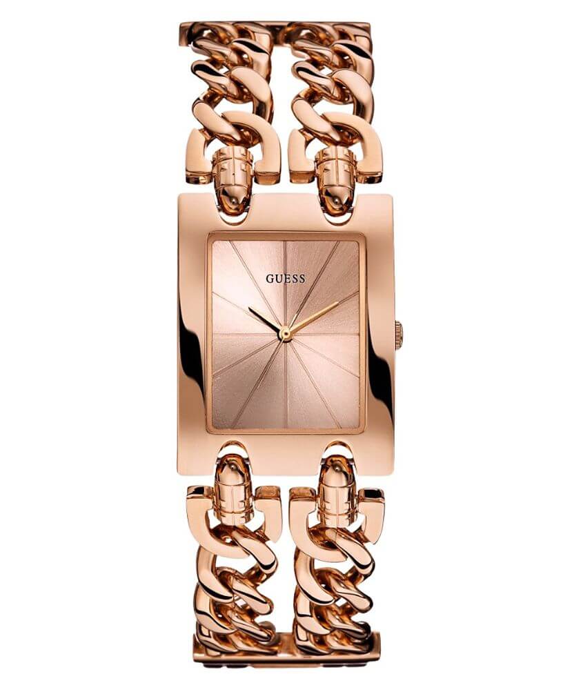 Guess Double Chain Watch front view