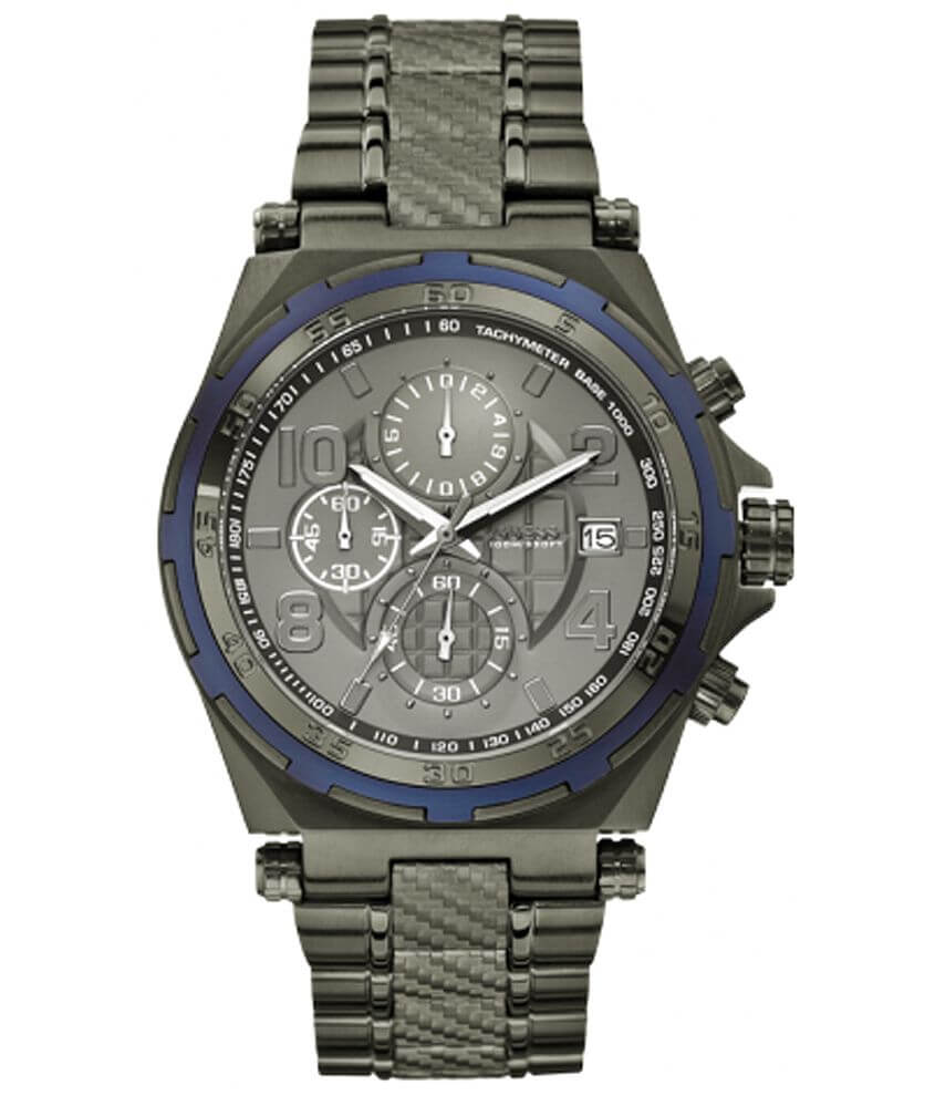 Guess Textured Watch - Men's Watches in Charcoal | Buckle