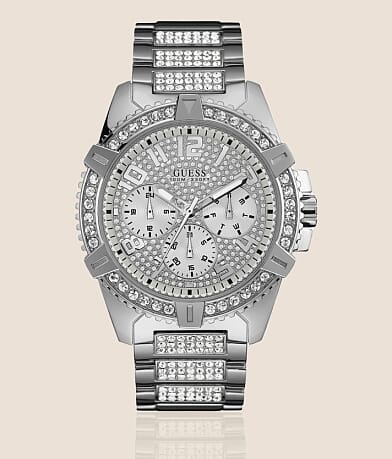 Guess Silver Watch front view