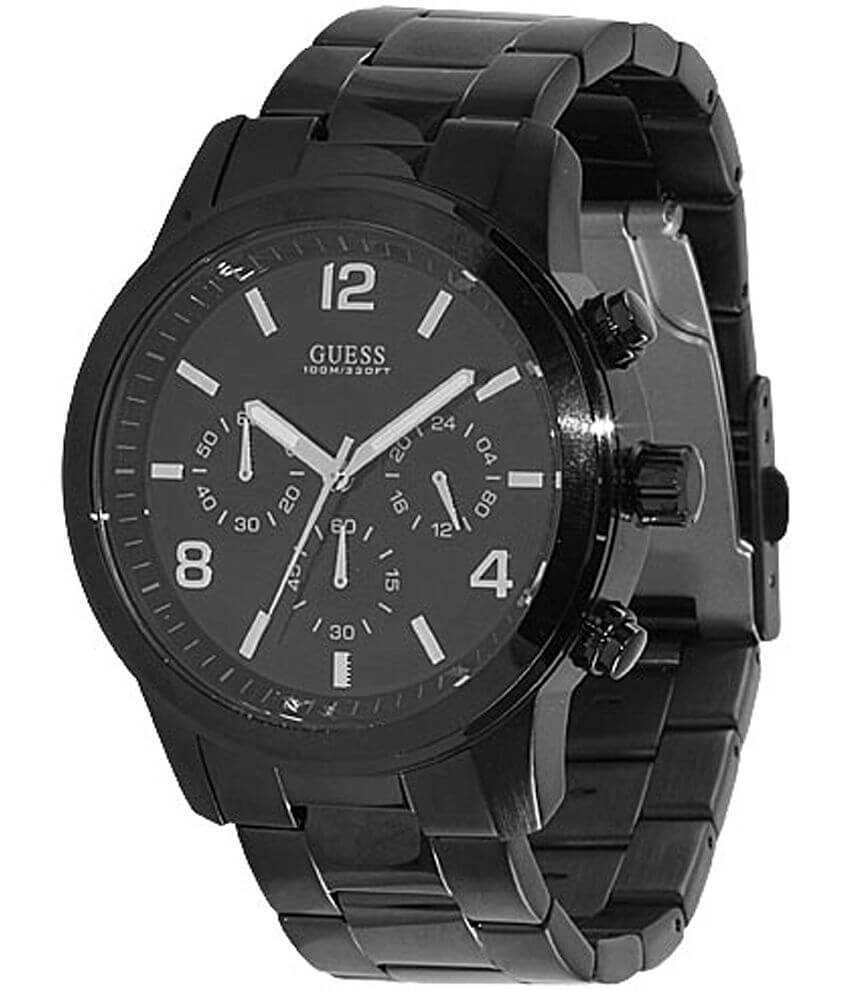 Guess black watches new arrivals