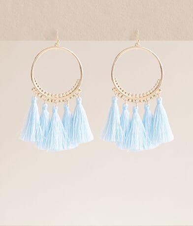 boutique by BKE Tassel Drop Earring front view