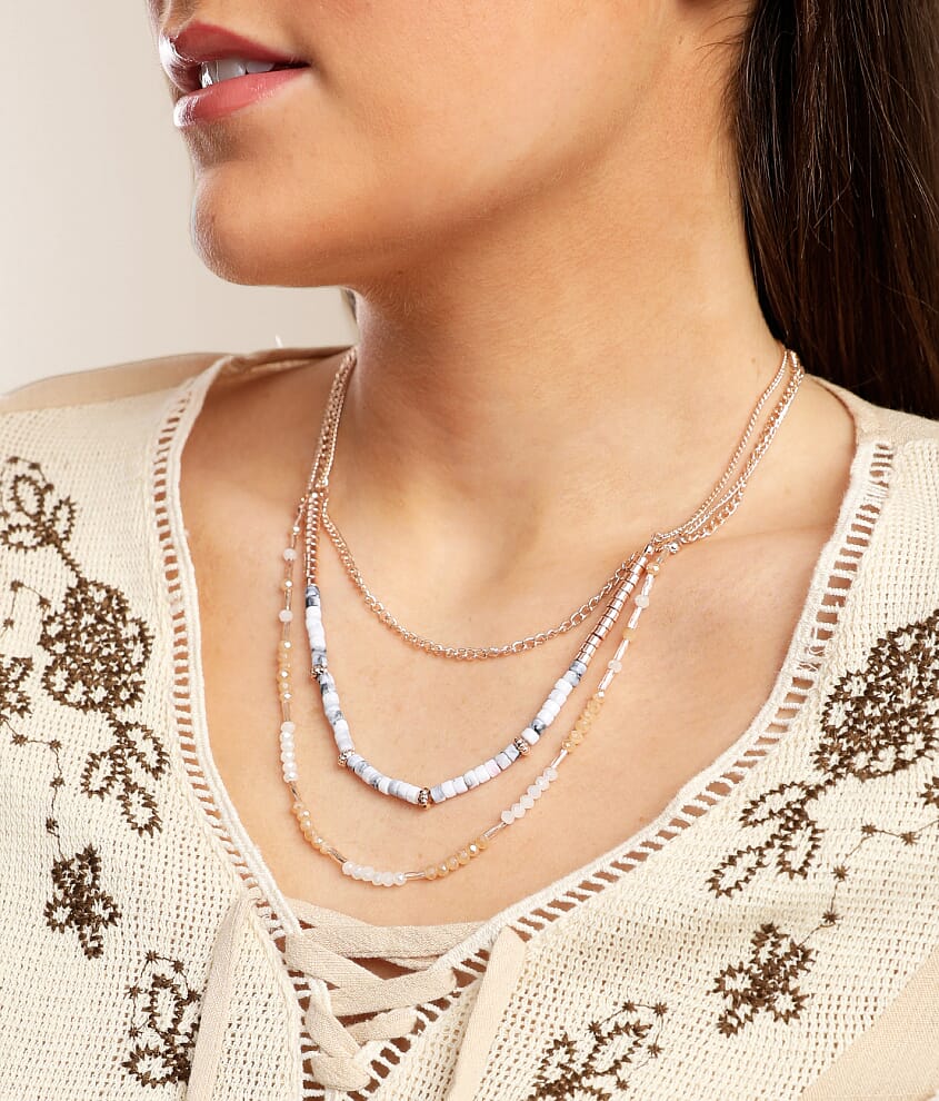 3 Pack Beaded Necklace Set