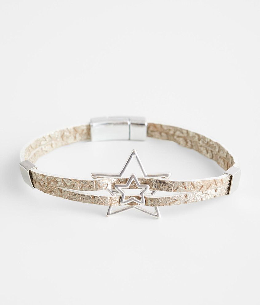 BKE Foiled Star Bracelet front view