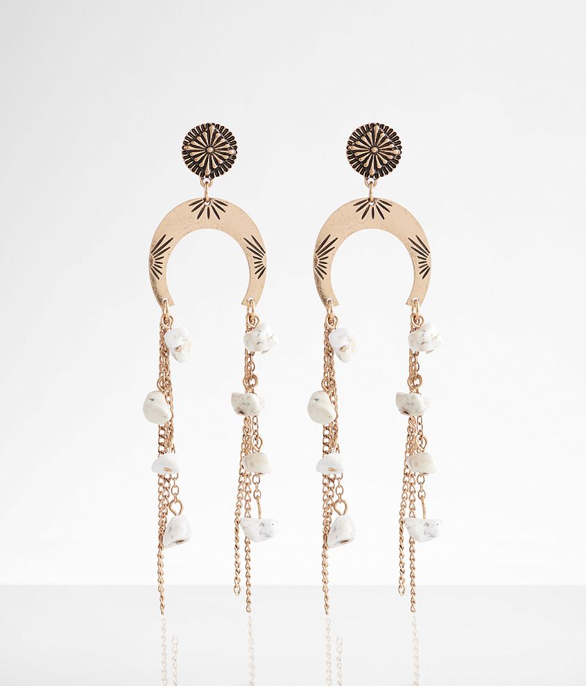 boutique by BKE Stone & Fringe Earring