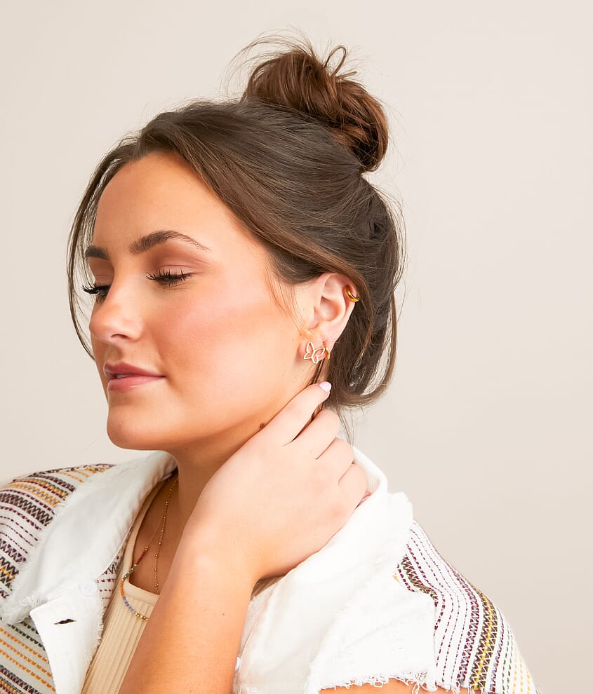 3 Pack Butterfly Earring Set