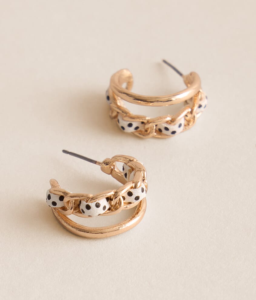 Polka Dot Thread Earring