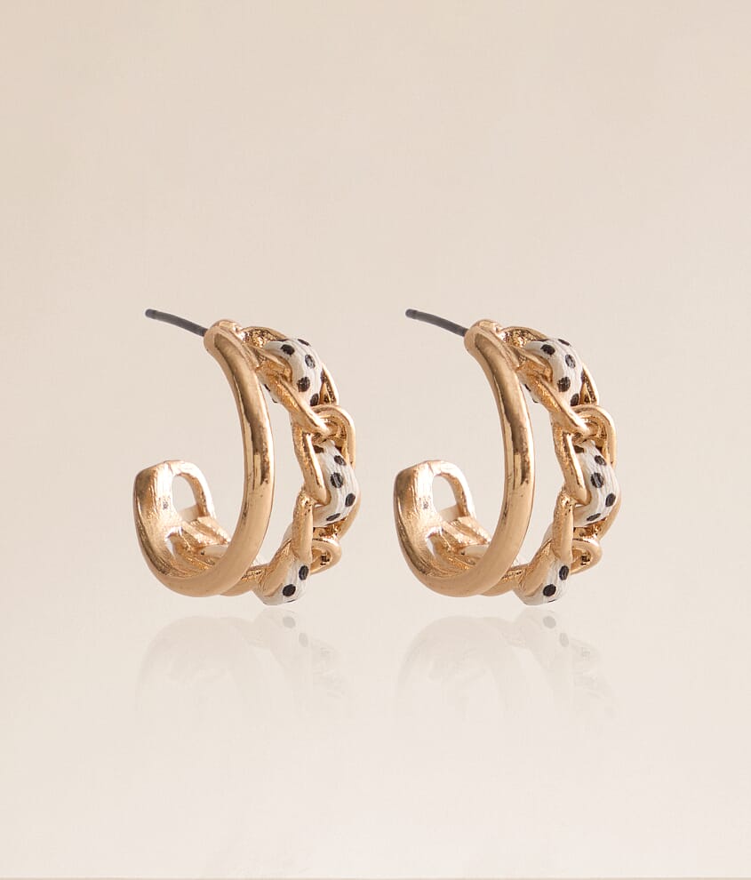 Polka Dot Thread Earring