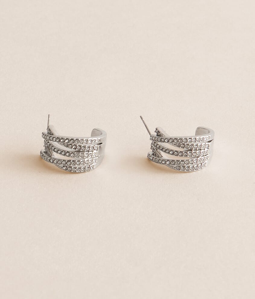 Glitz Hoop Earring