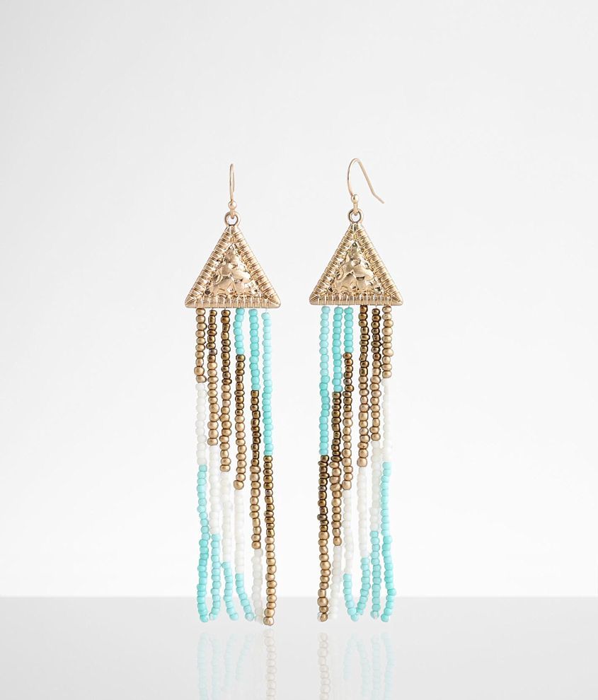 boutique by BKE Fringe Drop Earring front view