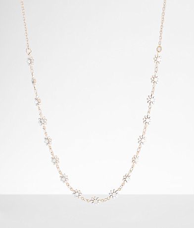 boutique by BKE Dainty Flower Necklace front view