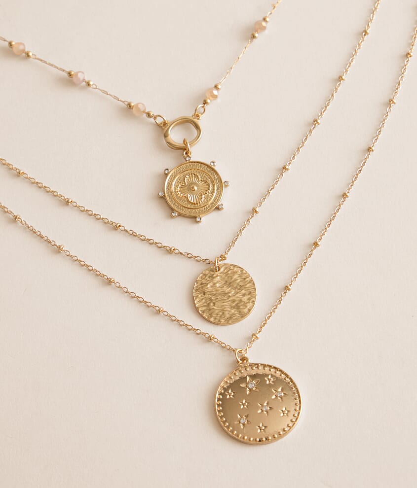 3 Pack Pendant Necklace Set - thumbnail 2