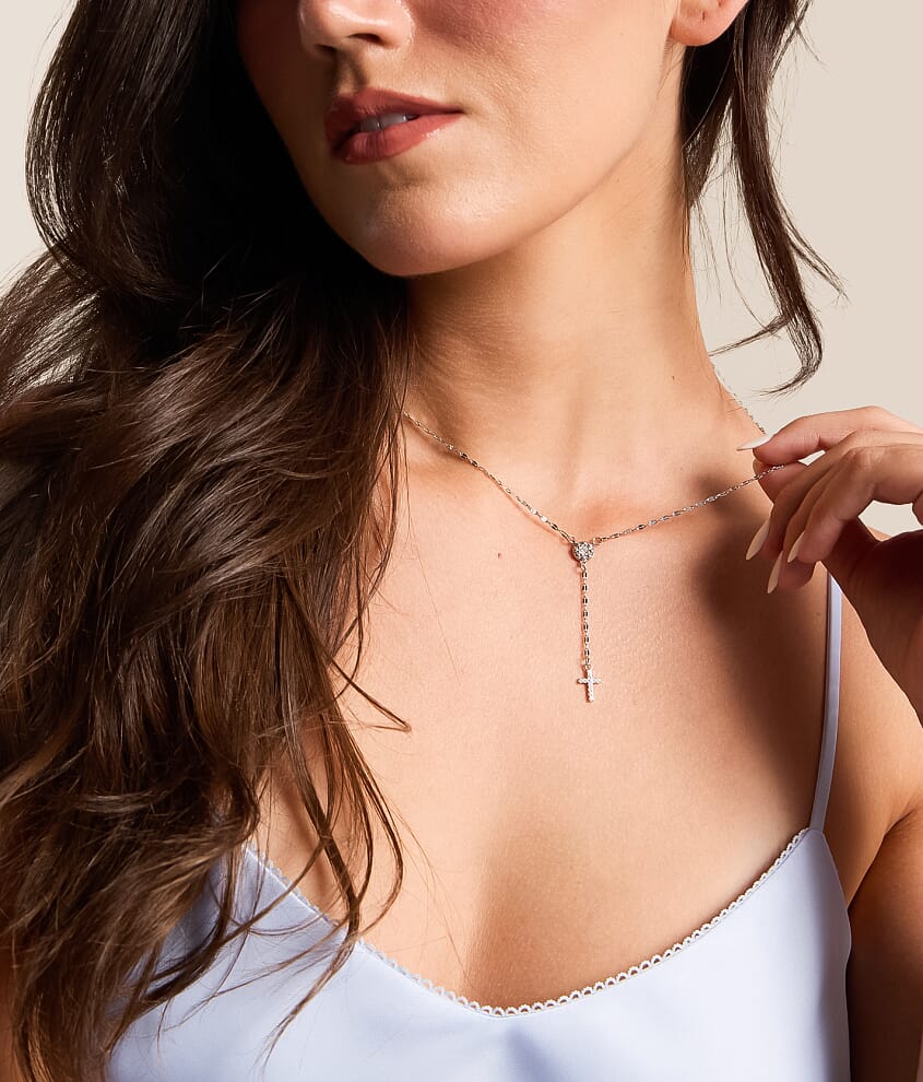 Glitz Cross Necklace - thumbnail 3