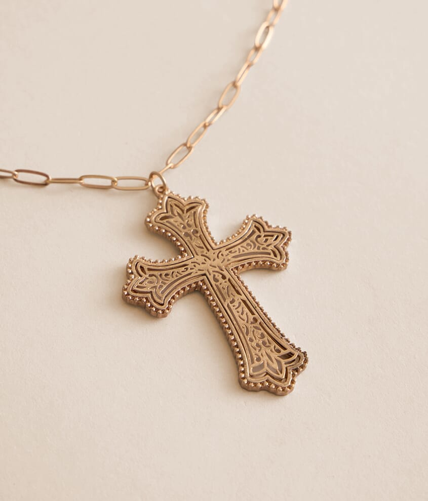 Statement Cross Necklace - thumbnail 2