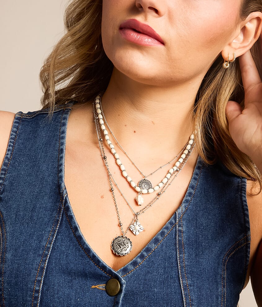 4 Pack Western Necklace Set