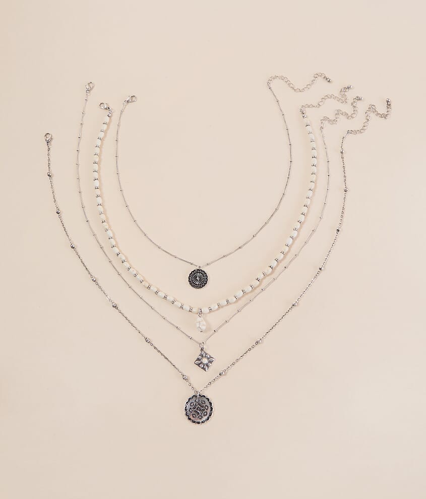 4 Pack Western Necklace Set