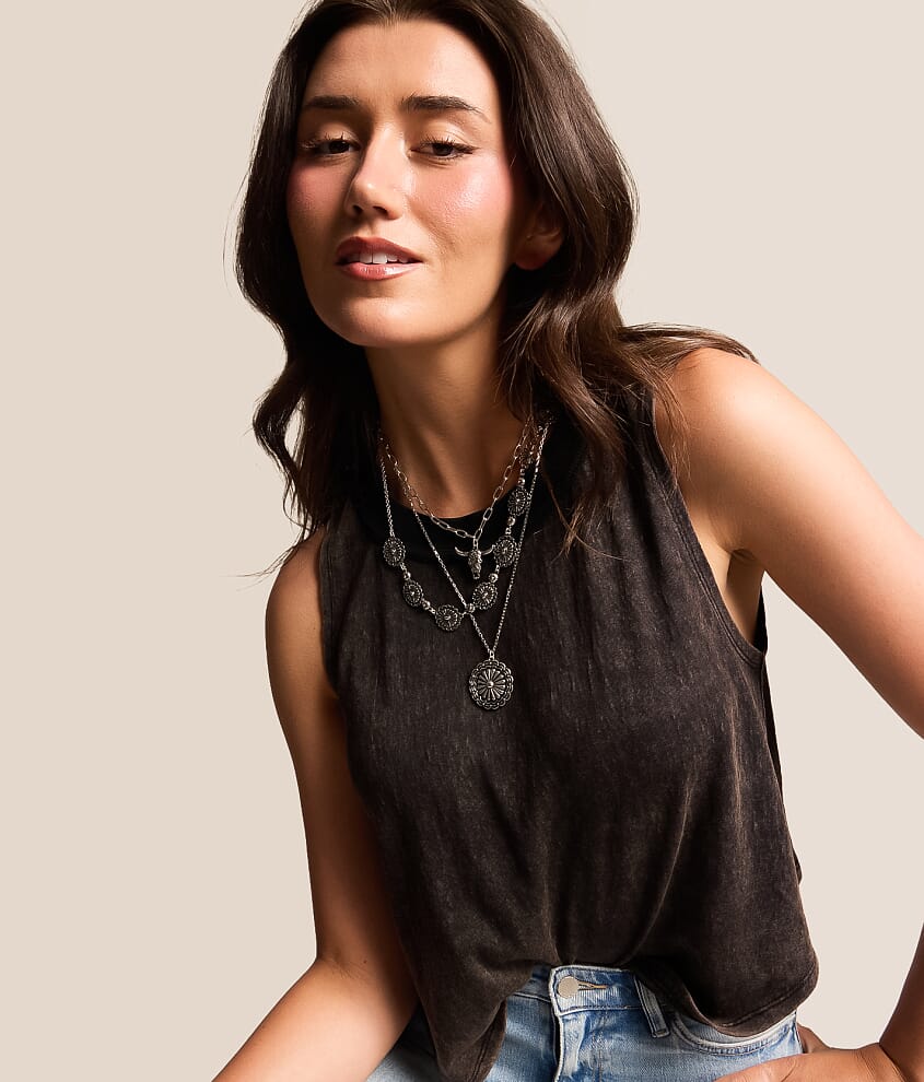 3 Pack Western Statement Necklace Set