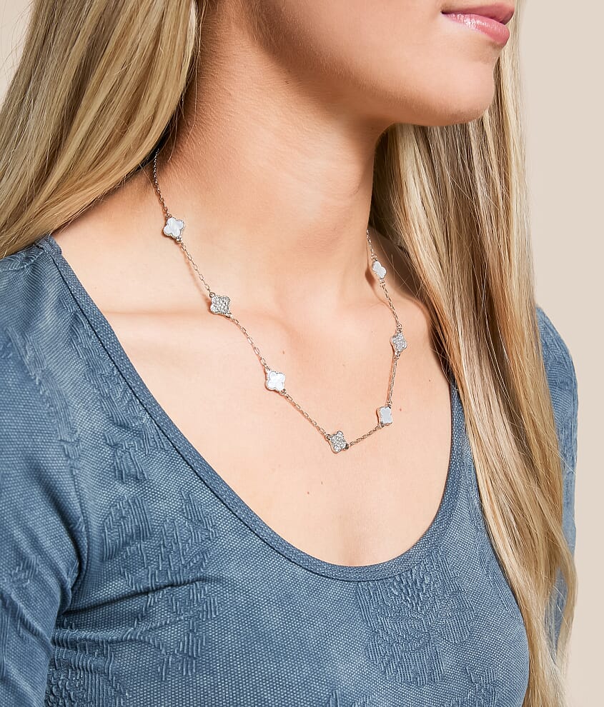 Glitz Clover Necklace