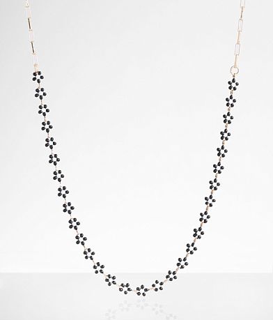 boutique by BKE Painted Flower Necklace front view